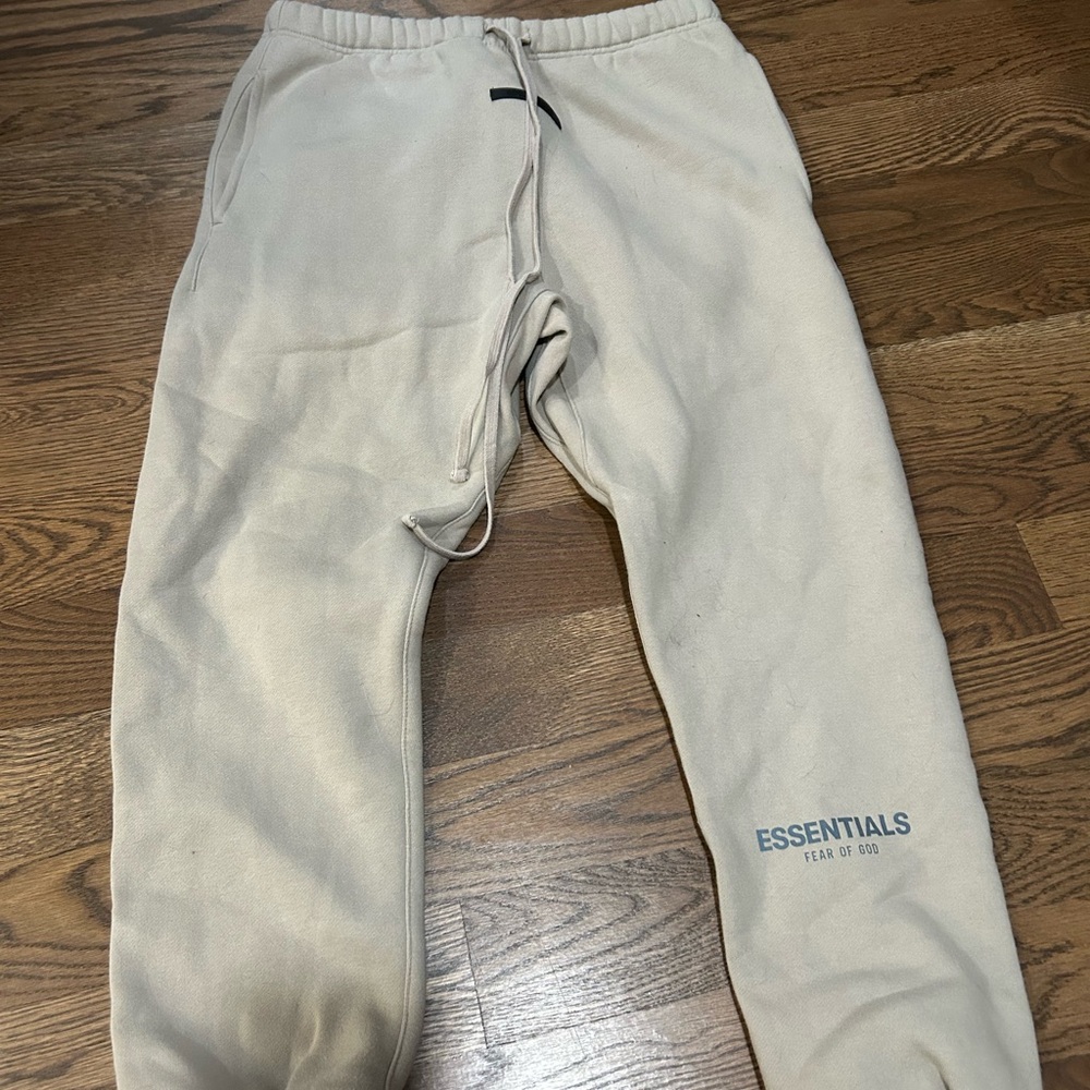 Fear of God Essentials Light Gray Sweatpants